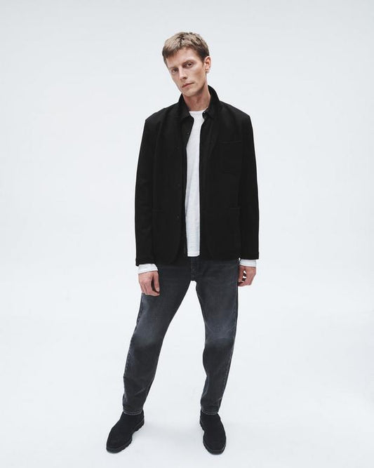 ジャパニーズ　ウール　プロスペクト　カーディガン - BLACK