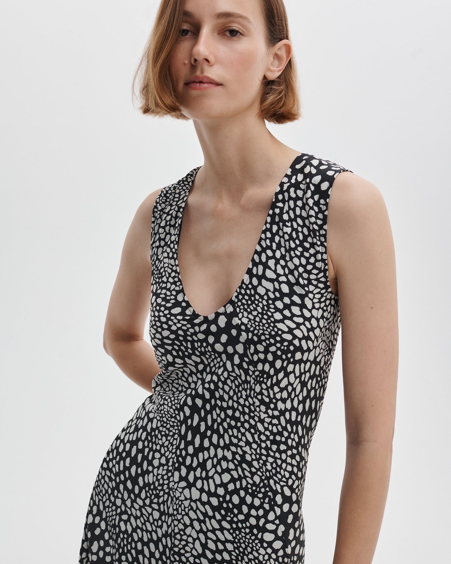 シネイド プリント　ドレス