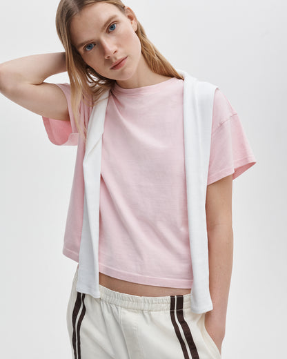 ディストレスド　ウォッシュド　ケリー　ボクシーT