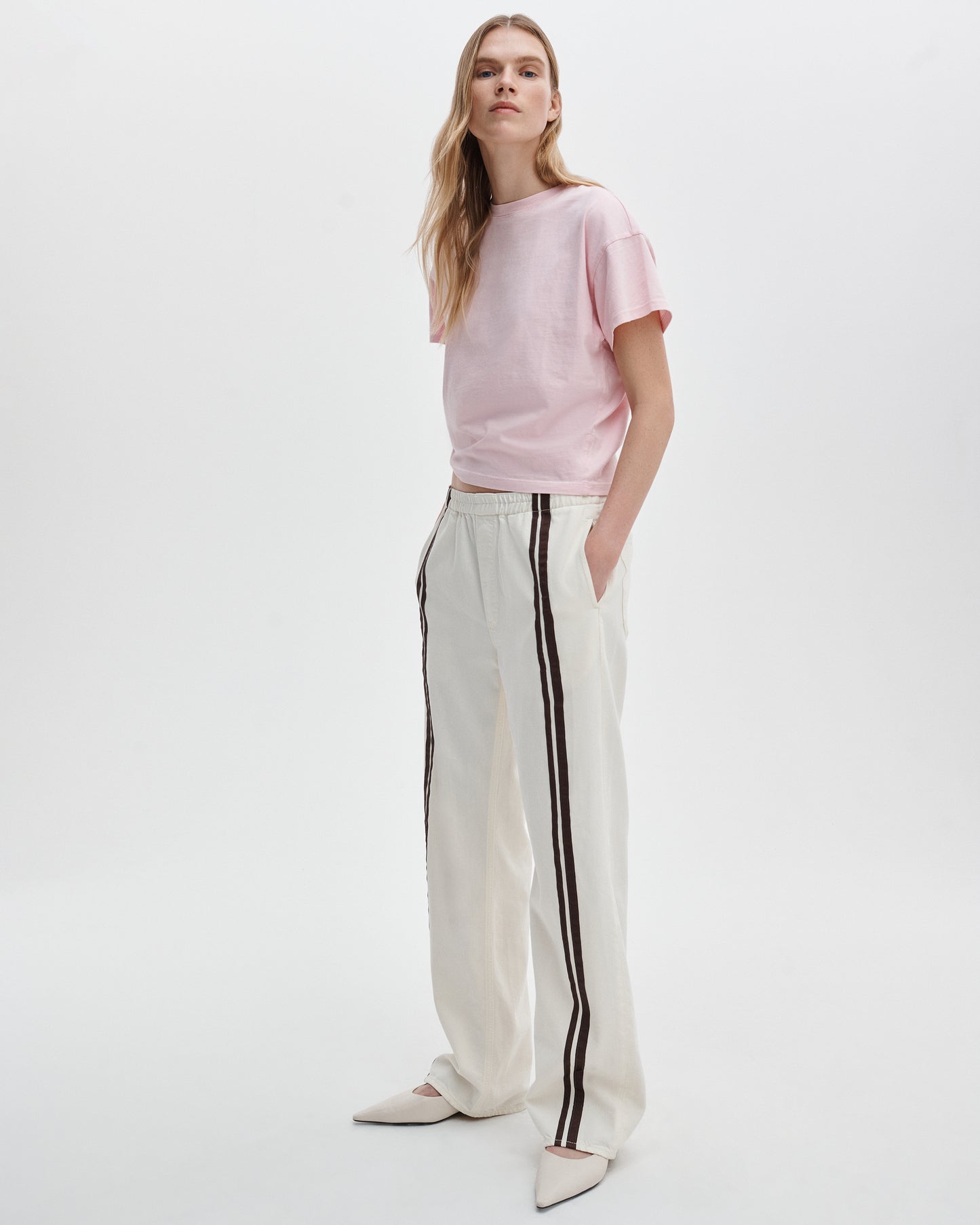 ディストレスド　ウォッシュド　ケリー　ボクシーT