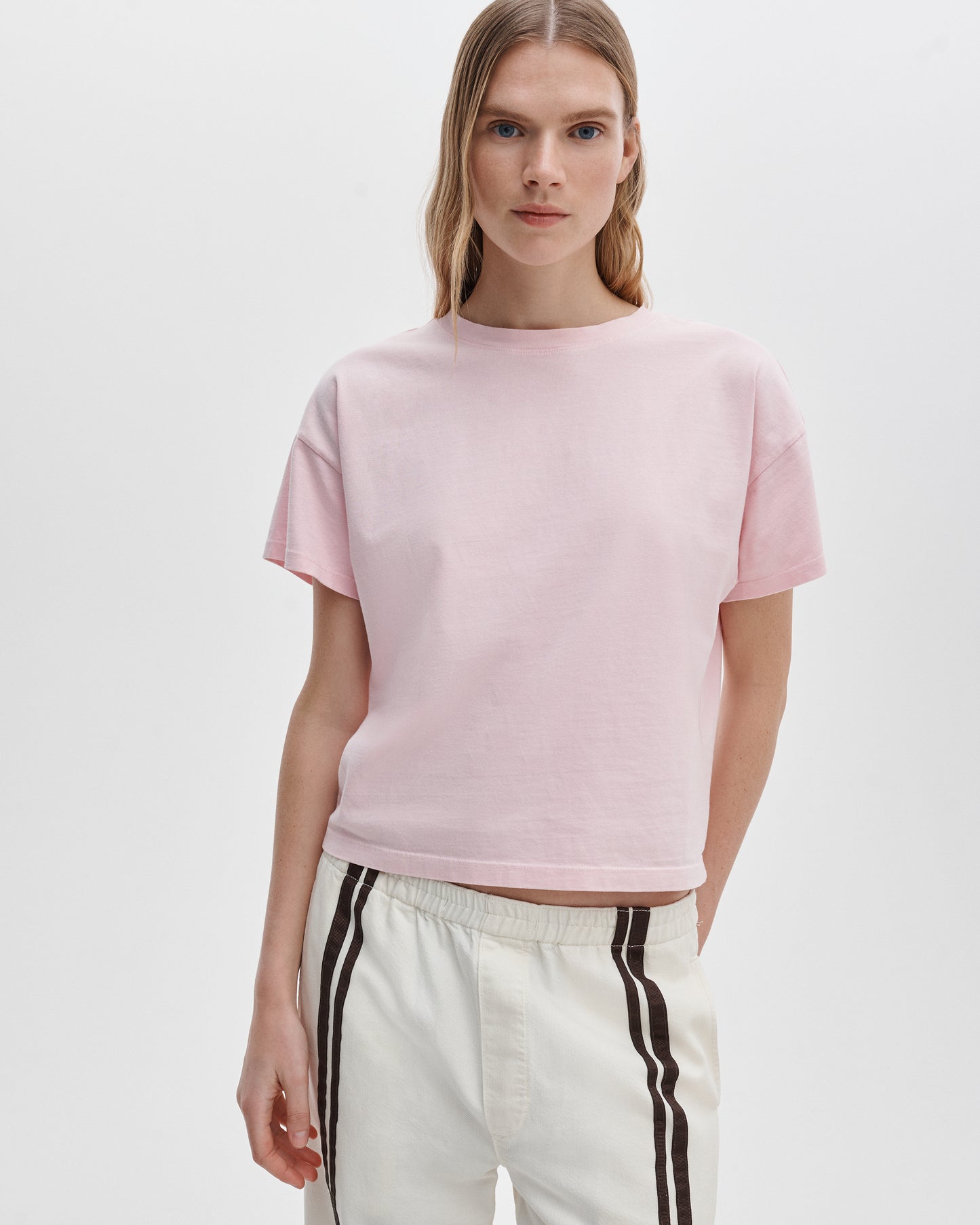ディストレスド　ウォッシュド　ケリー　ボクシーT