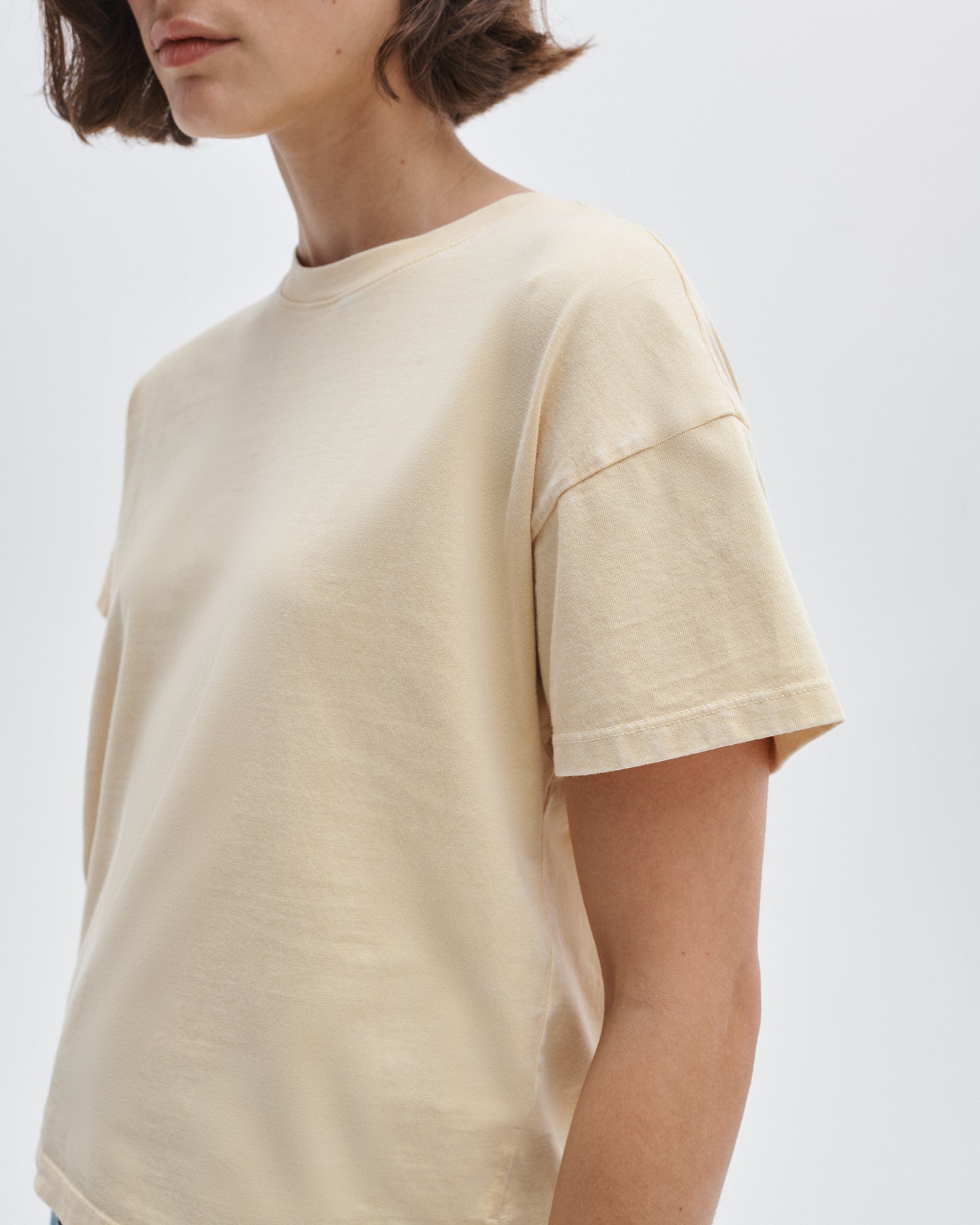 ディストレスド　ウォッシュド　ケリー　ボクシーT