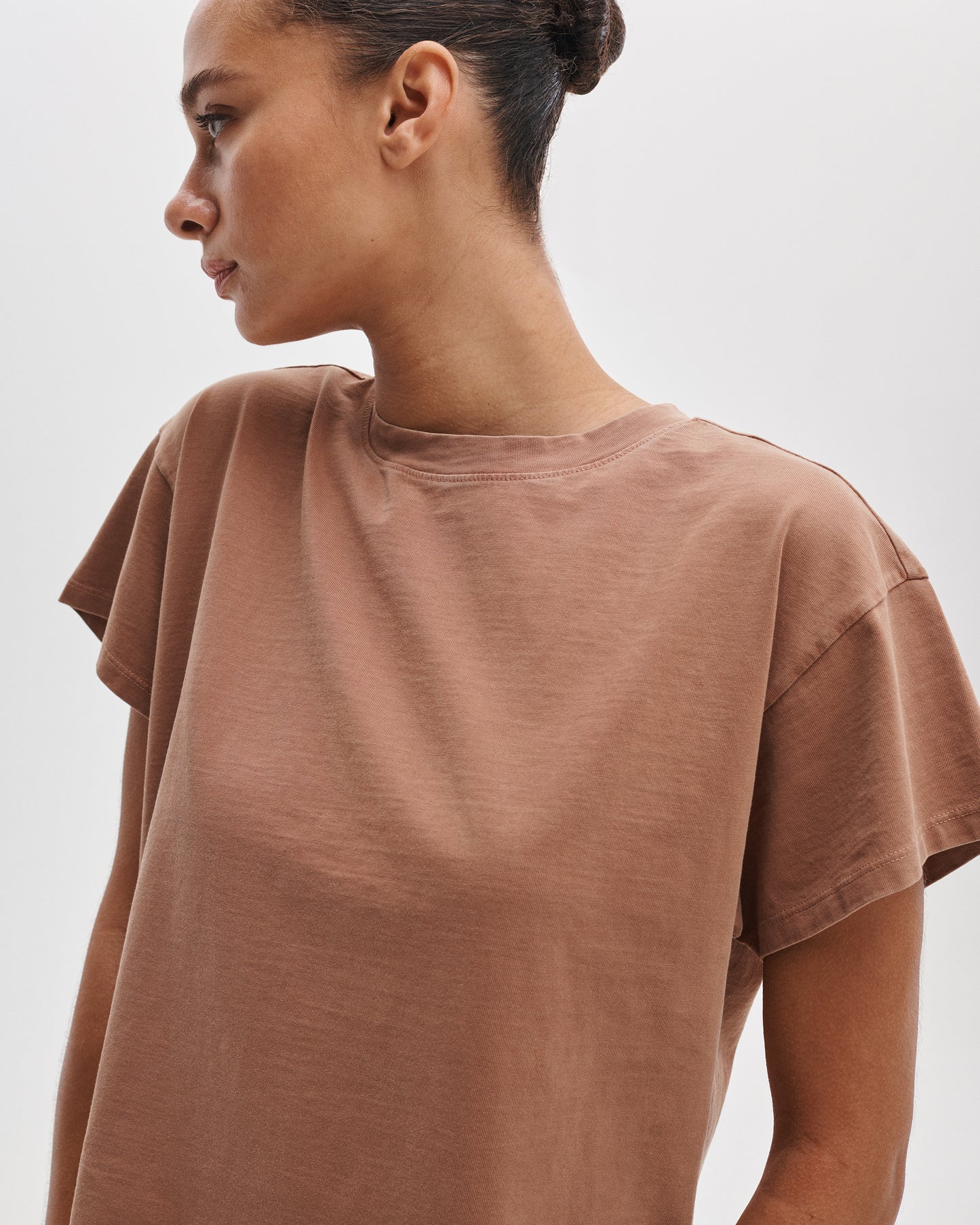 ディストレスド　ウォッシュド　ケリー　ボクシーT