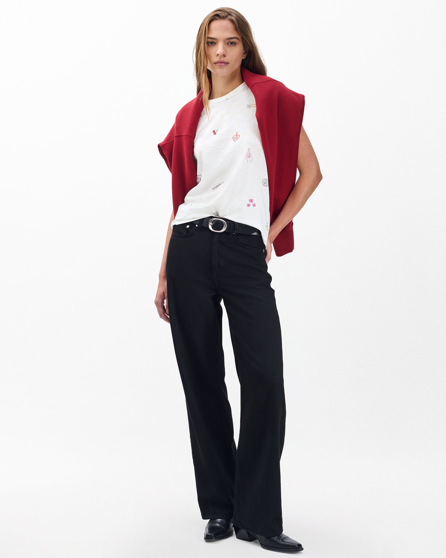 オールオーバー　ラッキー　チャームT