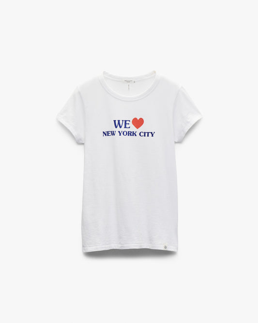 ウィー　ハート　NYC T - WHITE
