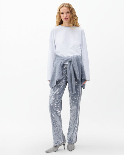 ケリー　ストライプ　ボクシー　ロングスリーブ