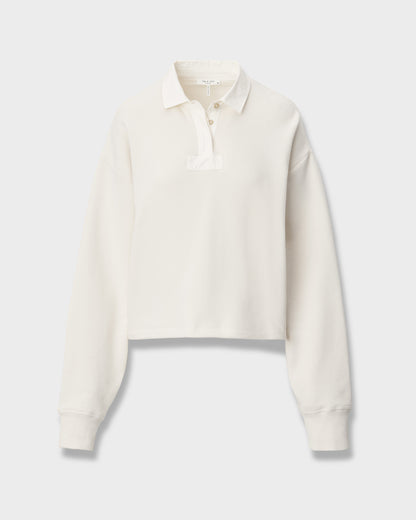 ヴィンテージ　テリー　オーバーサイズ　ポロ　スウェットシャツ