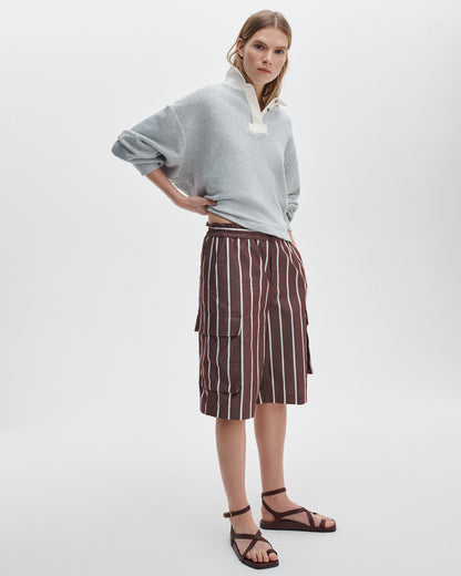 ヴィンテージ　テリー　オーバーサイズ　ポロ　スウェットシャツ