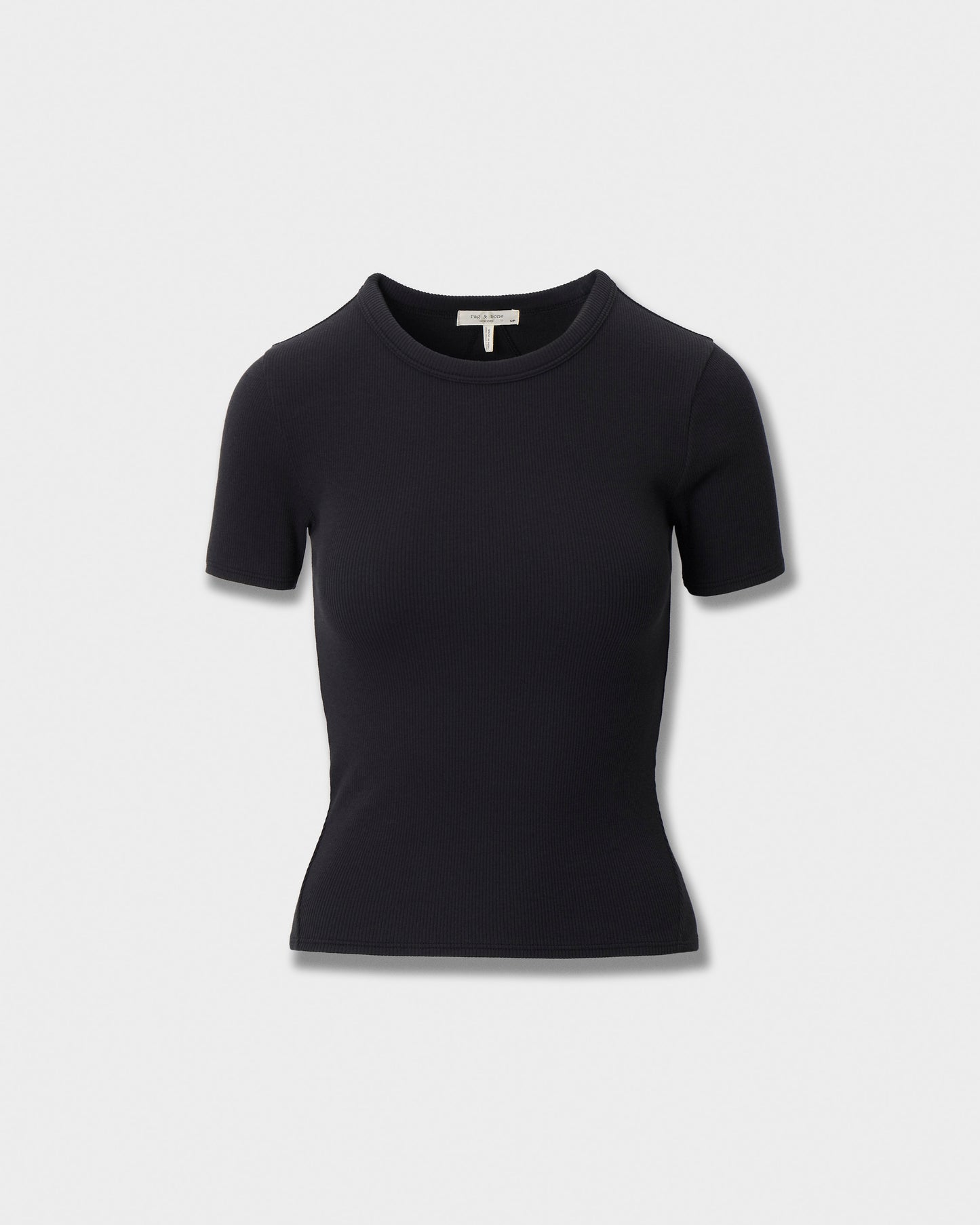 ザ　エッセンシャル　リブ　ショートスリーブ　クルー