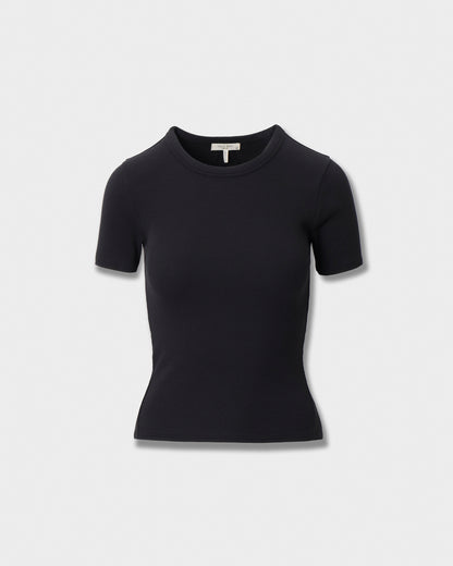 ザ　エッセンシャル　リブ　ショートスリーブ　クルー