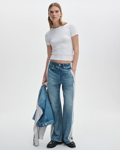 ザ　エッセンシャル　リブ　ショートスリーブ　クルー