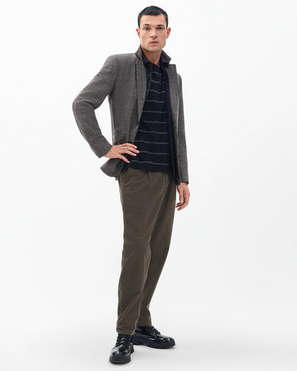 ヘンプ　ストライプ　クラシックT