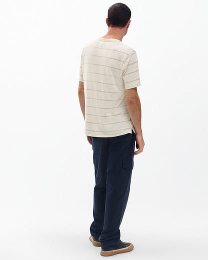 ヘンプ　ストライプ　クラシックT