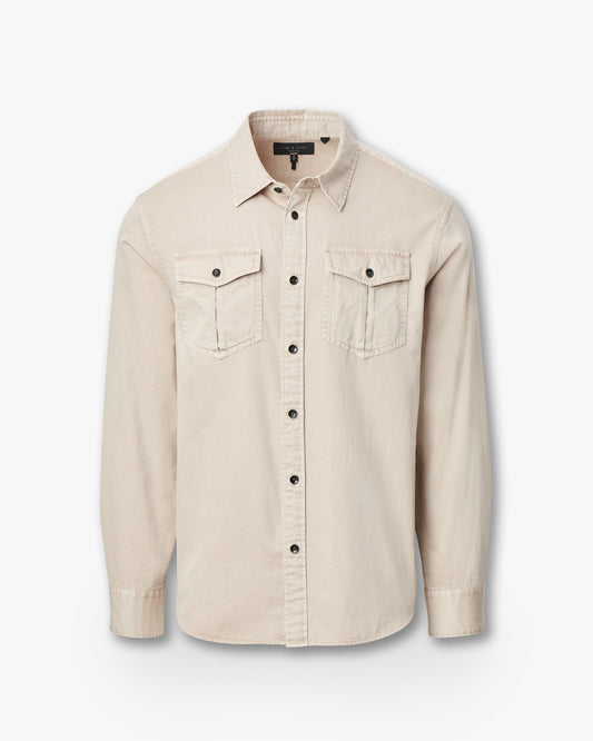 フィンチ　ミリタリー　シャツ