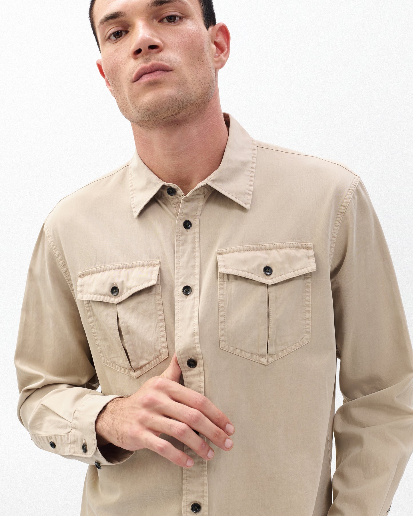 フィンチ　ミリタリー　シャツ