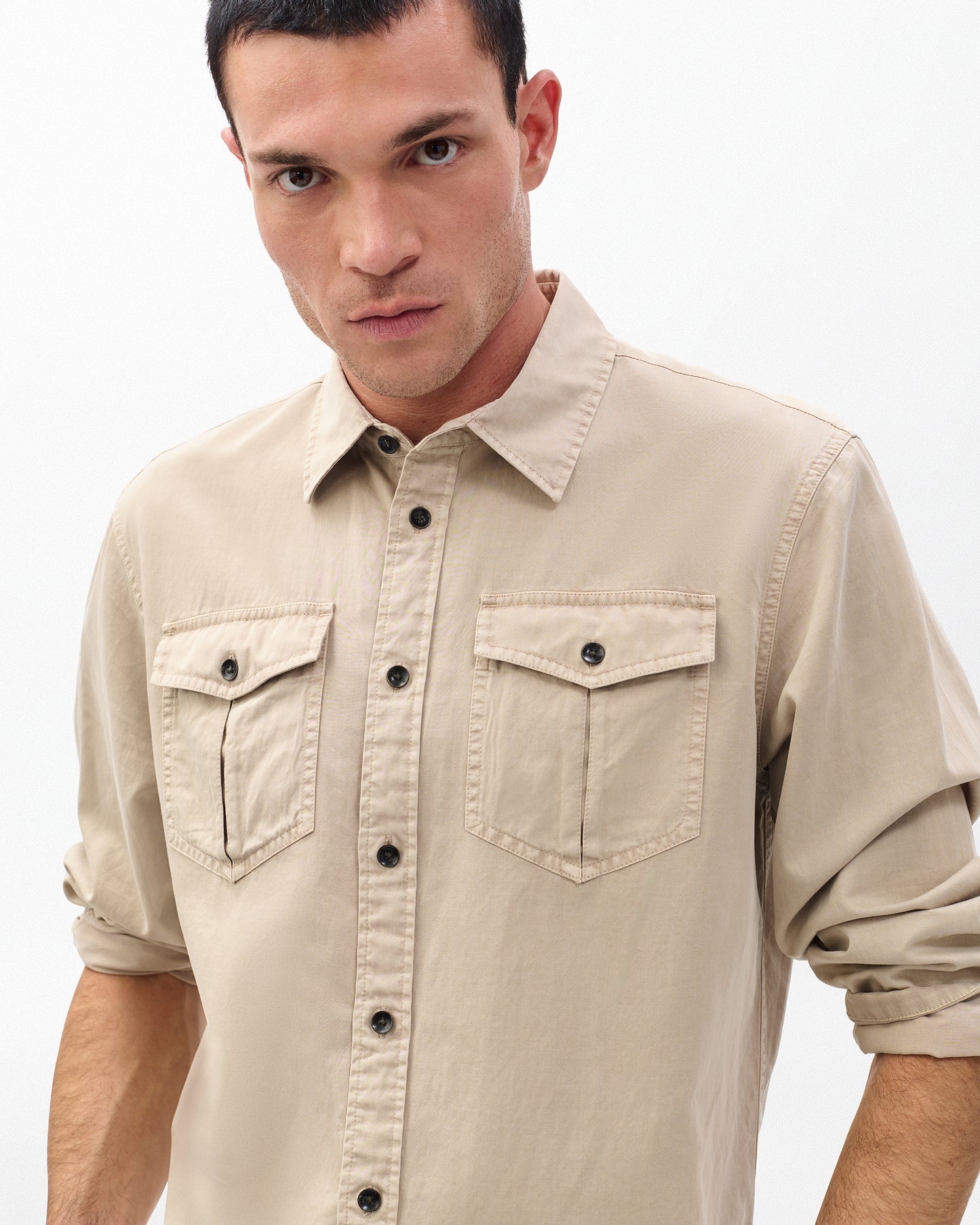 フィンチ　ミリタリー　シャツ