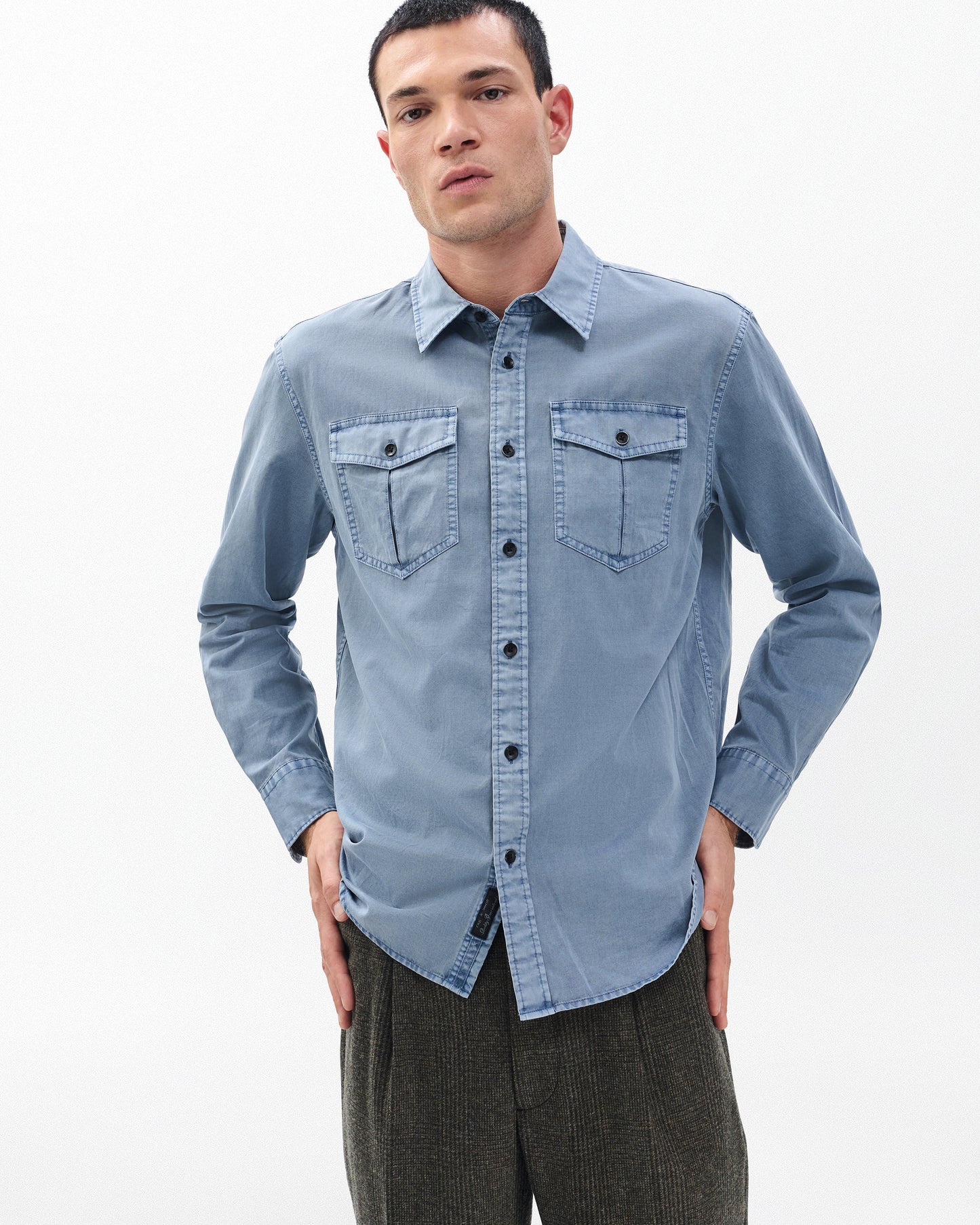 フィンチ　ミリタリー　シャツ