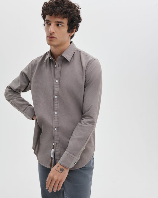 トムリン　ストレッチ　ドビー　シャツ