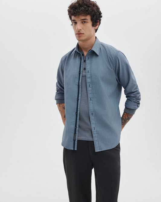 トムリン　ストレッチ　ドビー　シャツ