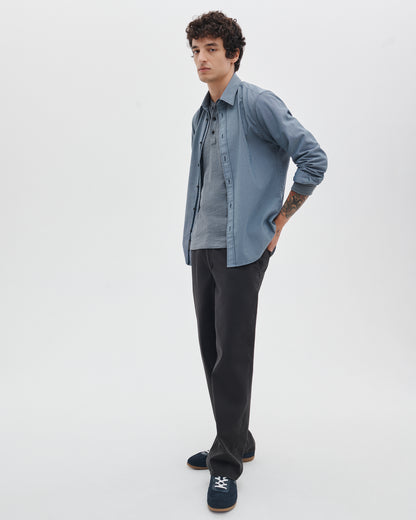 トムリン　ストレッチ　ドビー　シャツ