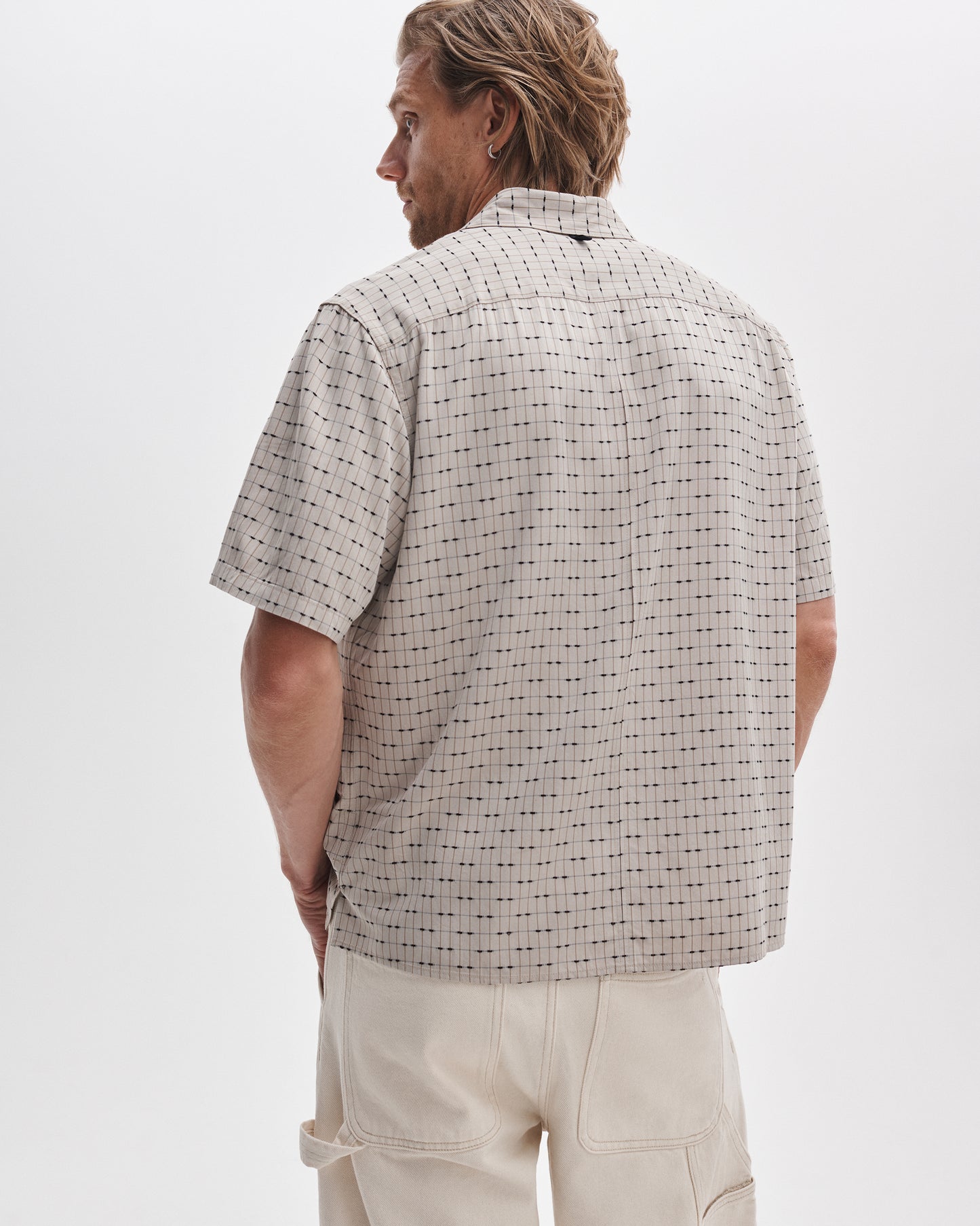 ダルトン　ショートスリーブ　ジャガード　シャツ