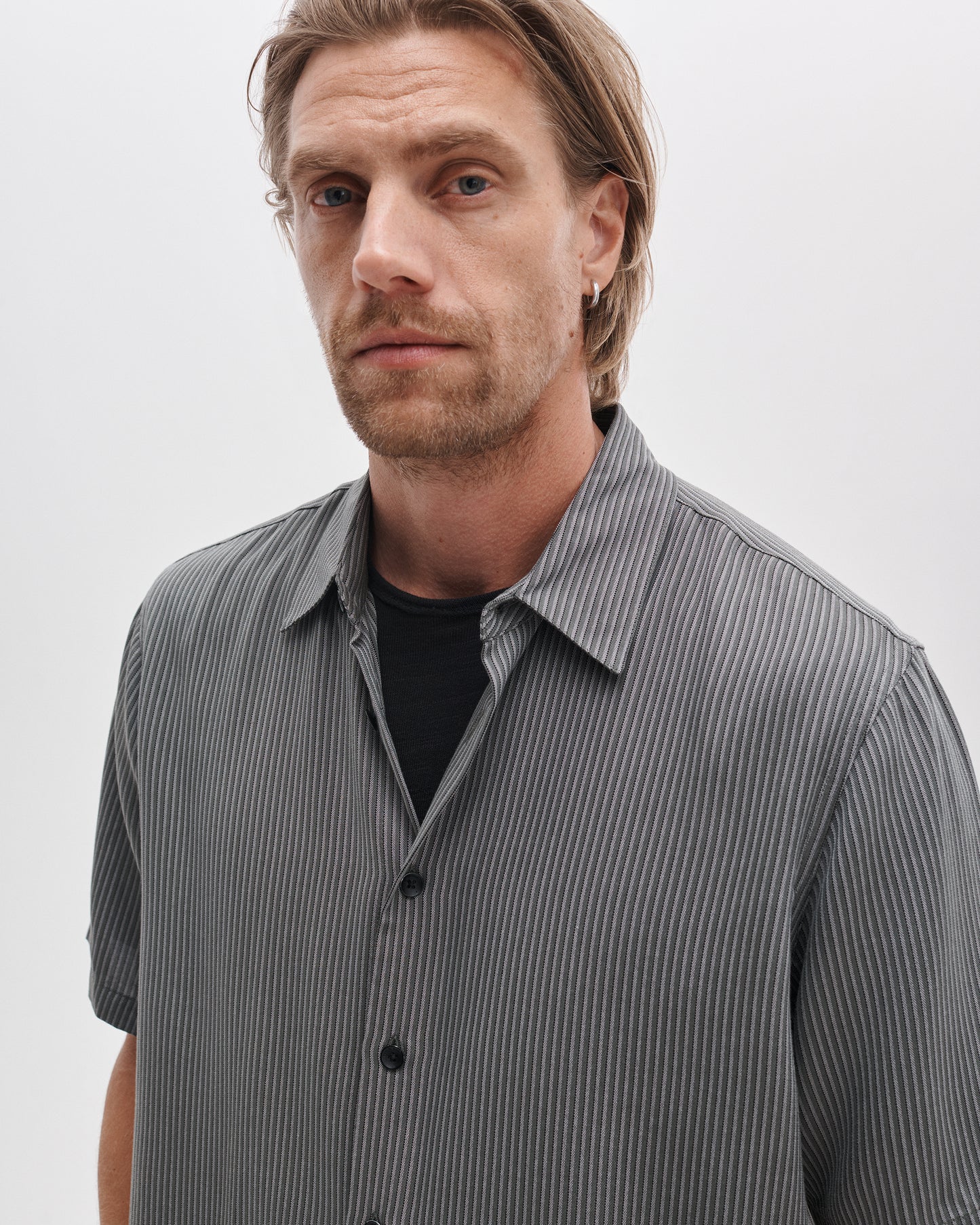 ダルトン　ショートスリーブ　ジャガード　シャツ