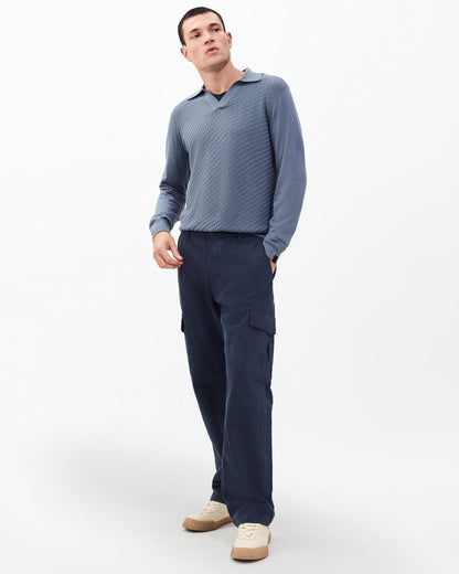 FIT 4　ヘリンボーン　カーゴパンツ