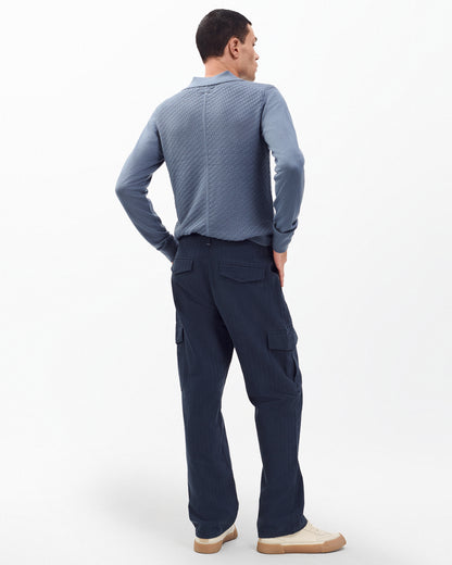 FIT 4　ヘリンボーン　カーゴパンツ