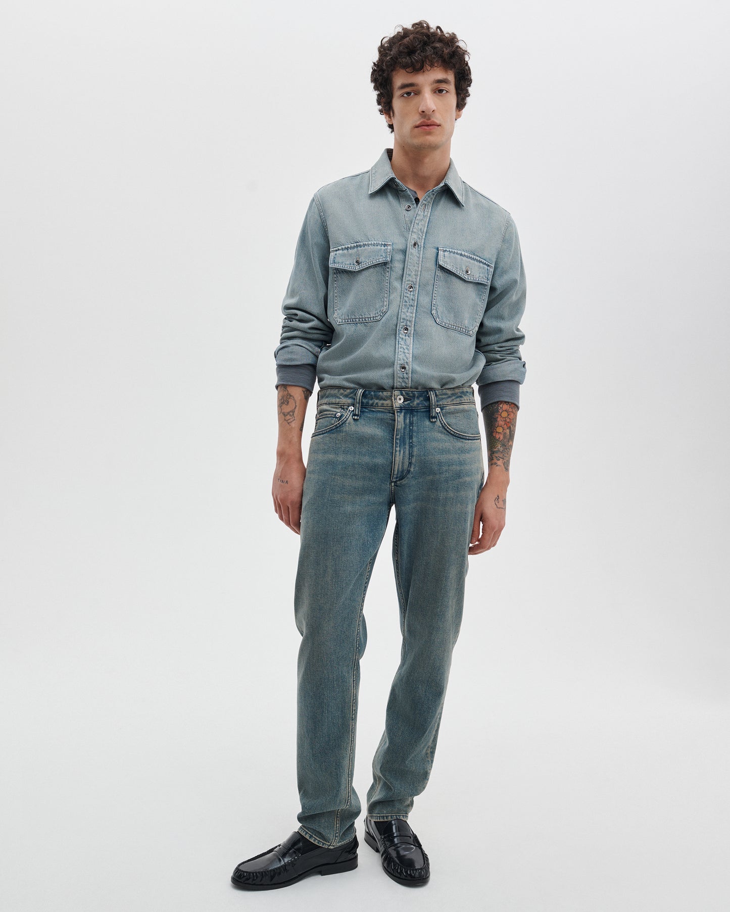 インフューズ　デニム　CPO　シャツ