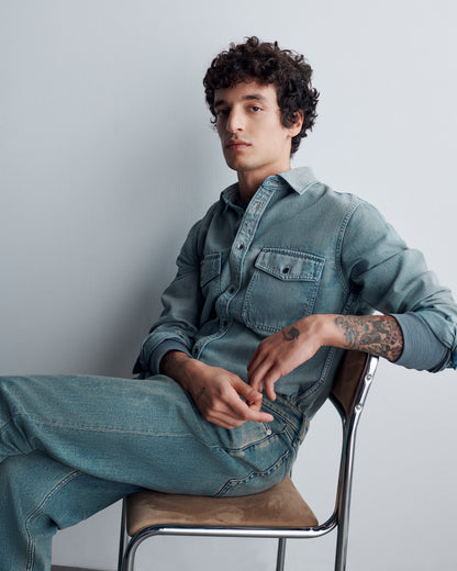 インフューズ　デニム　CPO　シャツ