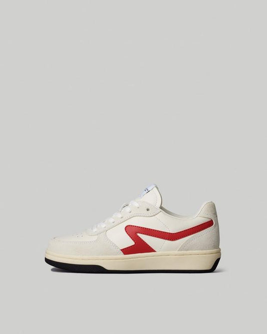 レトロ　コート　スニーカー - OFFWHT/RED