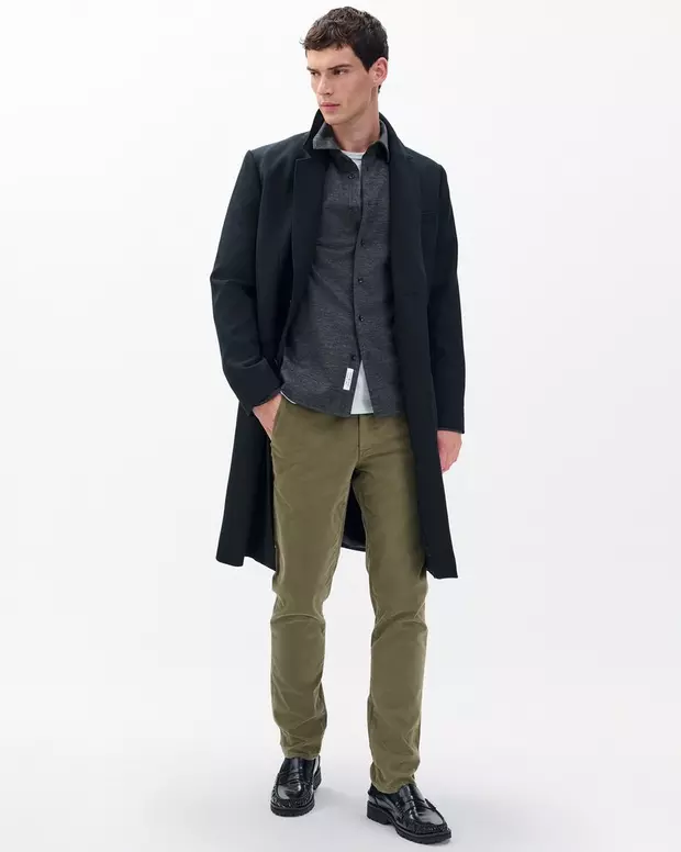 メリノ　ジャージー　トムリン　シャツ - CHARC