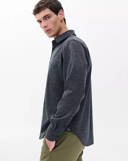 メリノ　ジャージー　トムリン　シャツ - CHARC