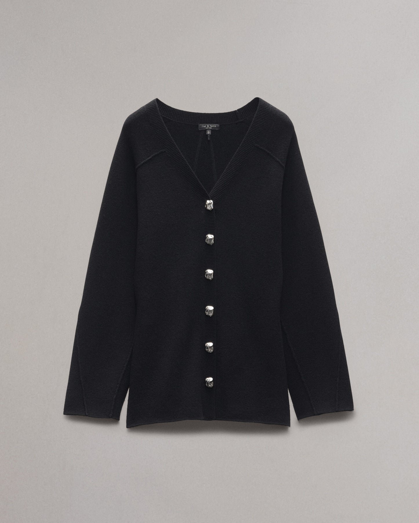 ブリジット　ロングV　カーディガン