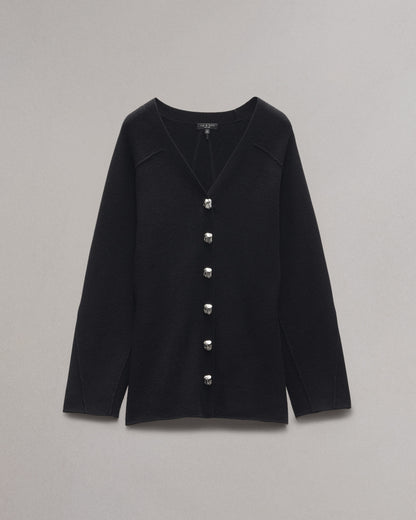 ブリジット　ロングV　カーディガン