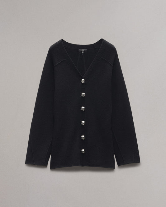 ブリジット　ロングV　カーディガン