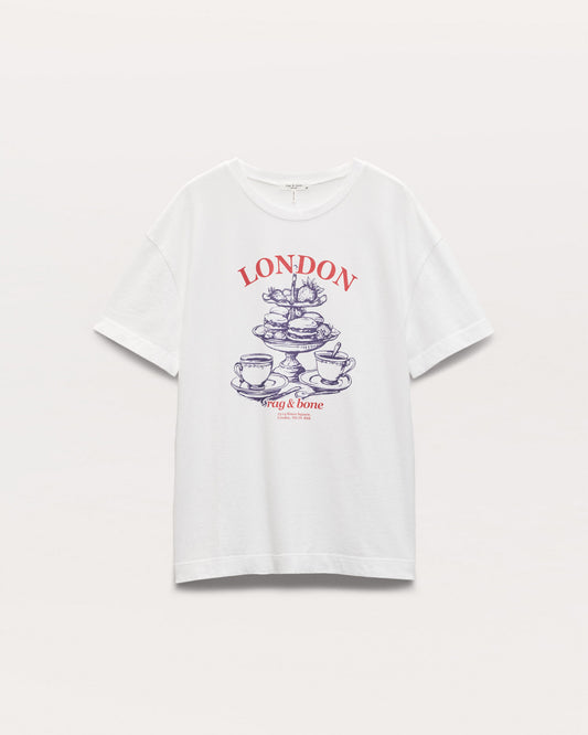 RB　ロンドン　ボーイフレンドT - WHITE