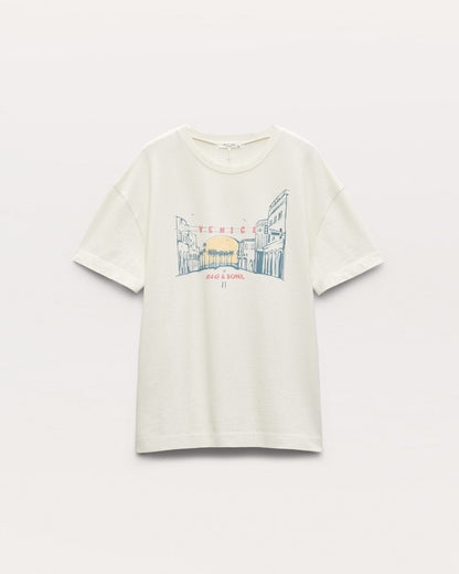 RB　ヴェニス　ボーイフレンドT - CHALK