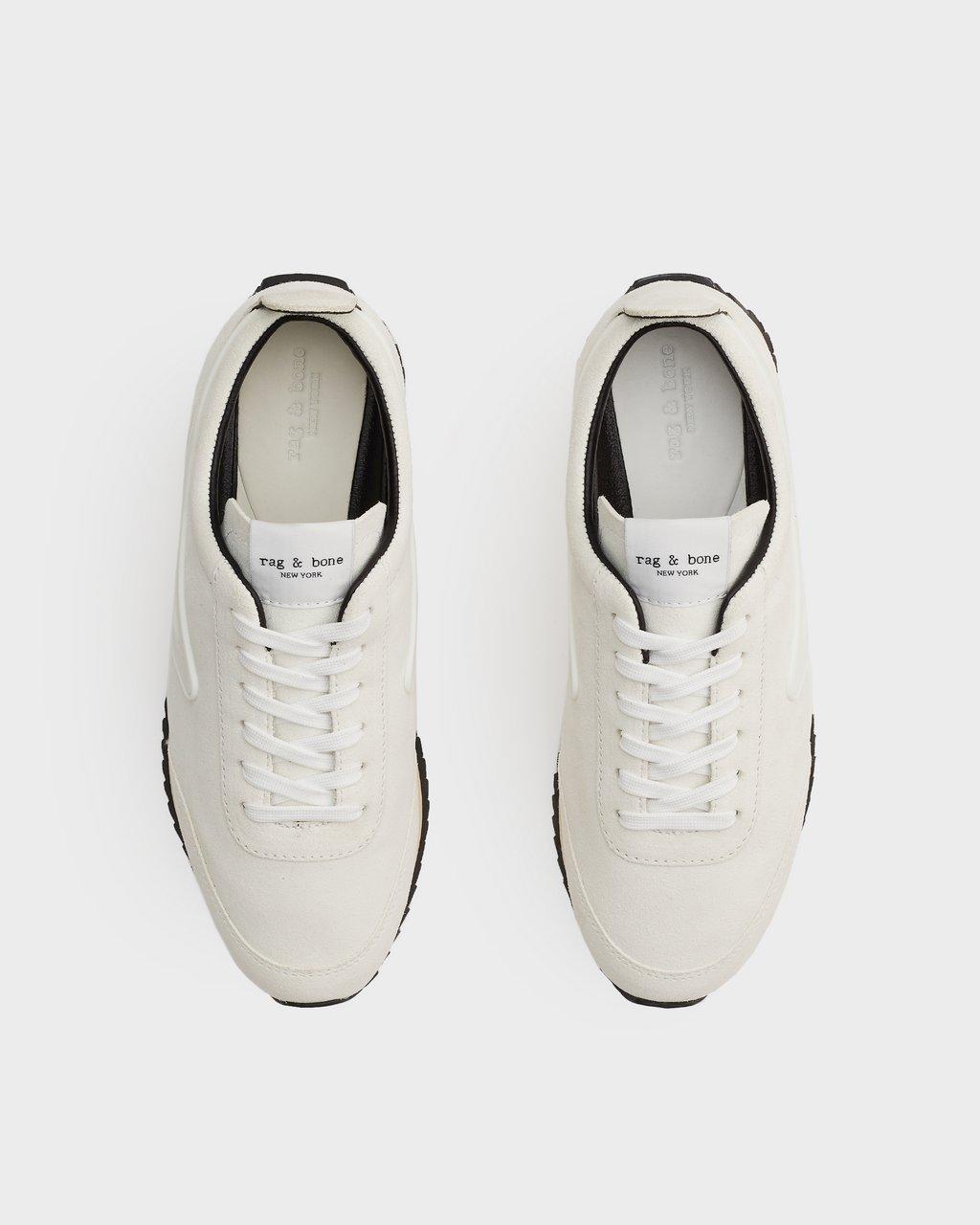 レトロ　ランナー - ANTIQUE WHITE SUEDE