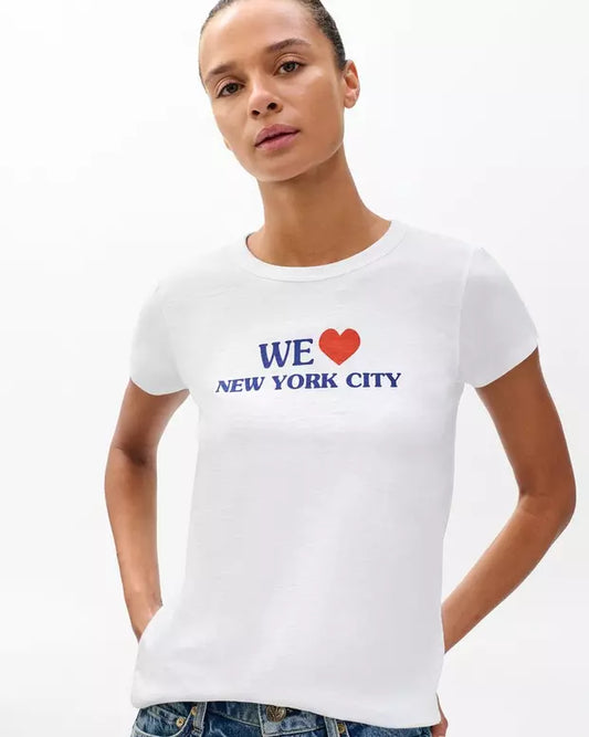 ウィー　ハート　NYC T - WHITE