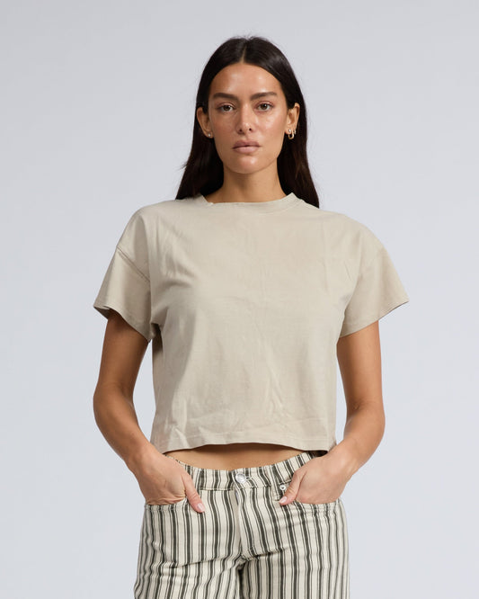 ディストレスト　ウォッシュド　ケリー　ボクシーT