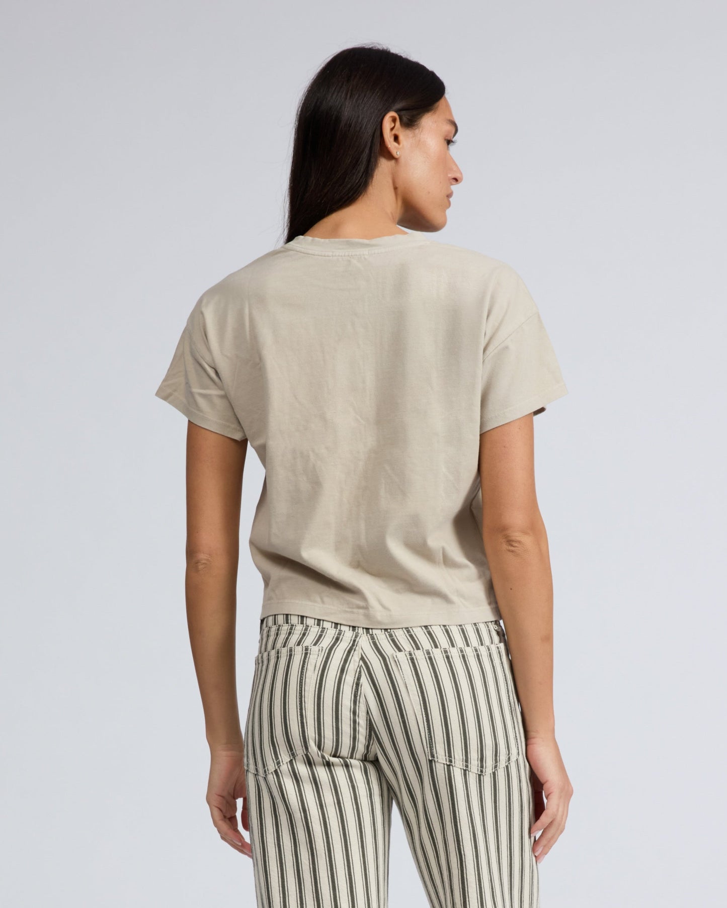 ディストレスト　ウォッシュド　ケリー　ボクシーT