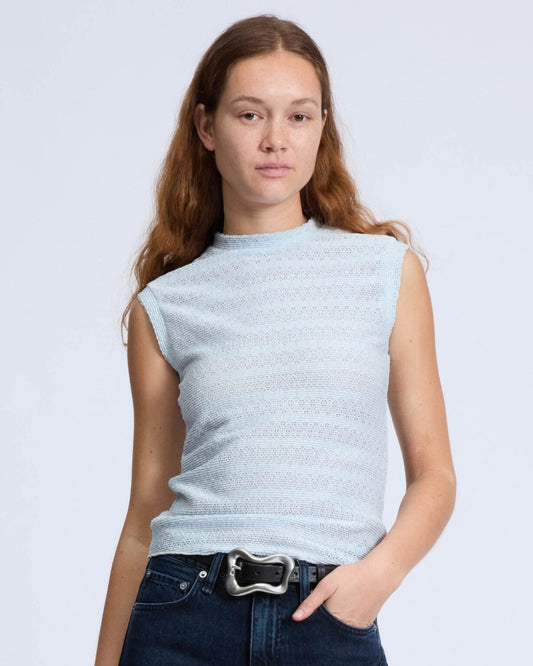 ジュリア　マッスル　トップ - LIGHT BLUE