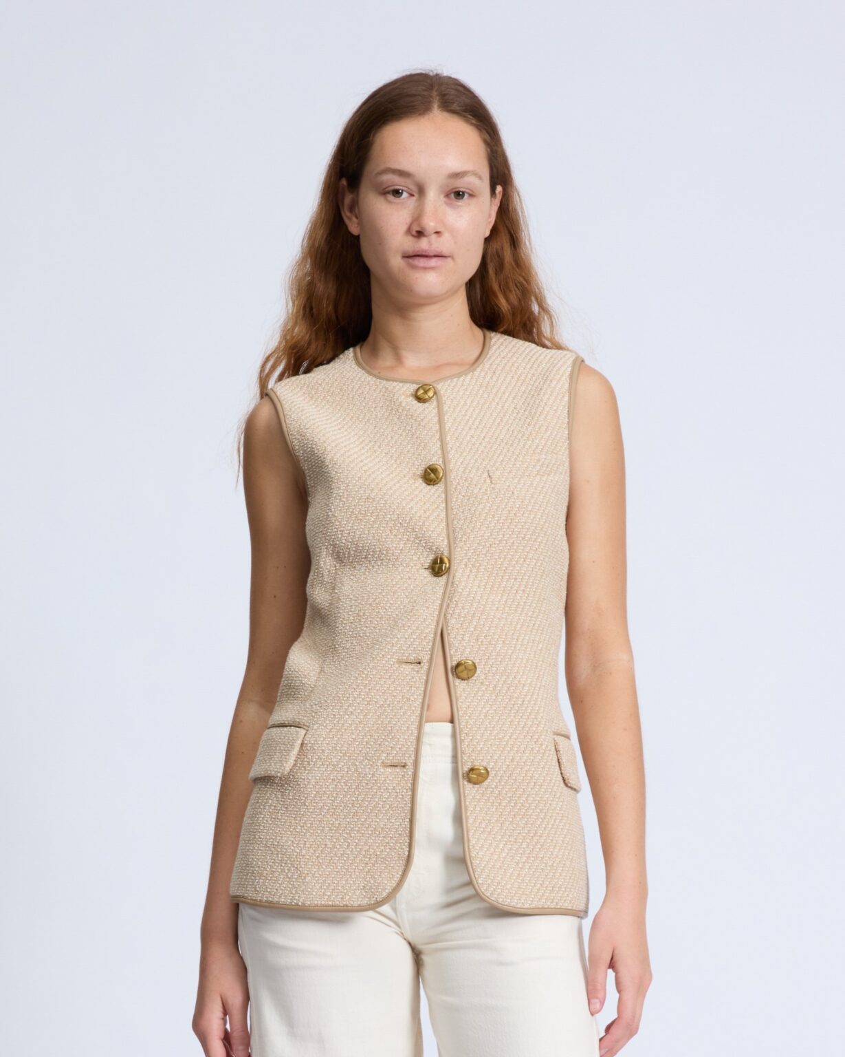 バートレット　イタリアン　ツイード　ベスト