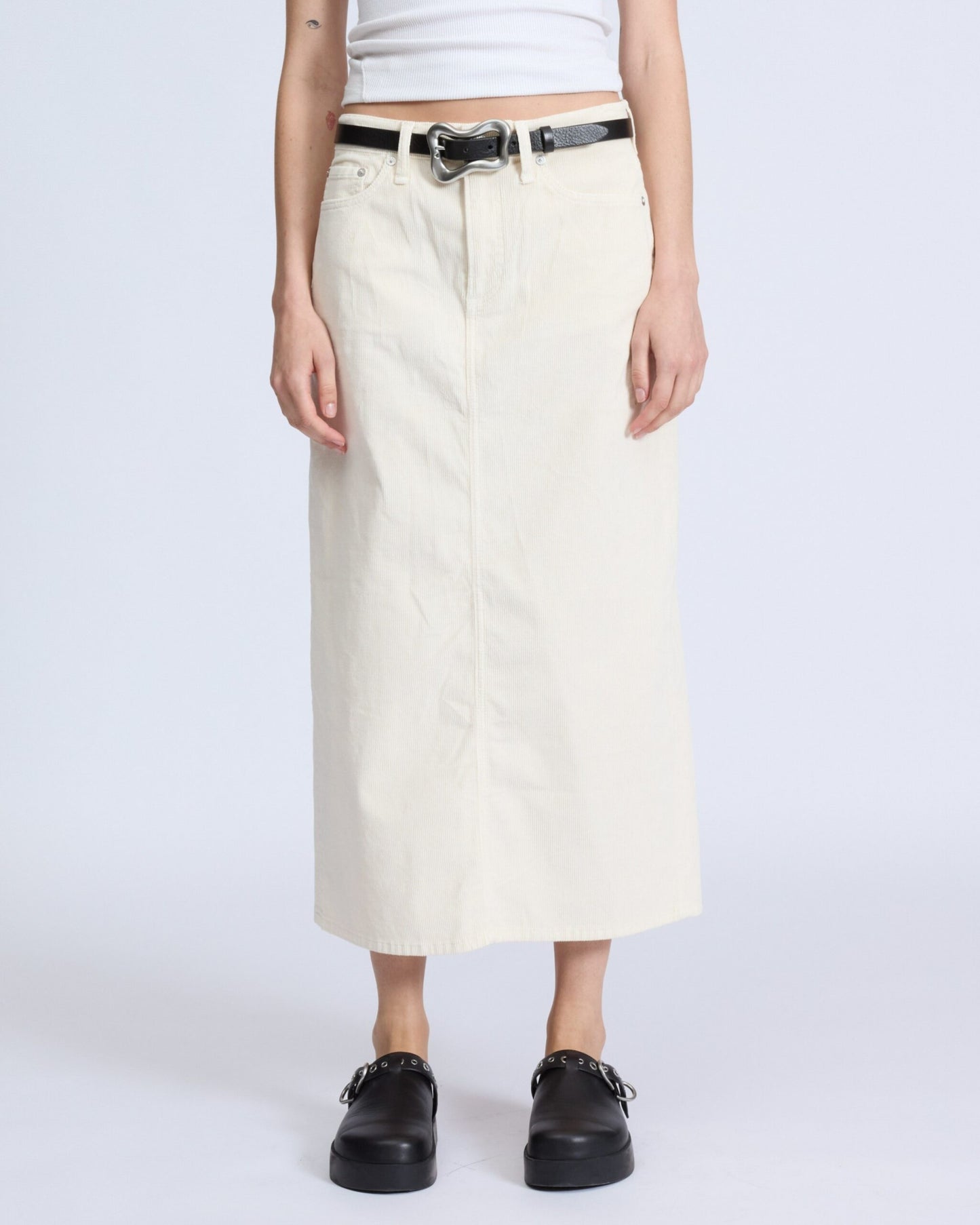 ジリアン　ミディ　スカート　コード