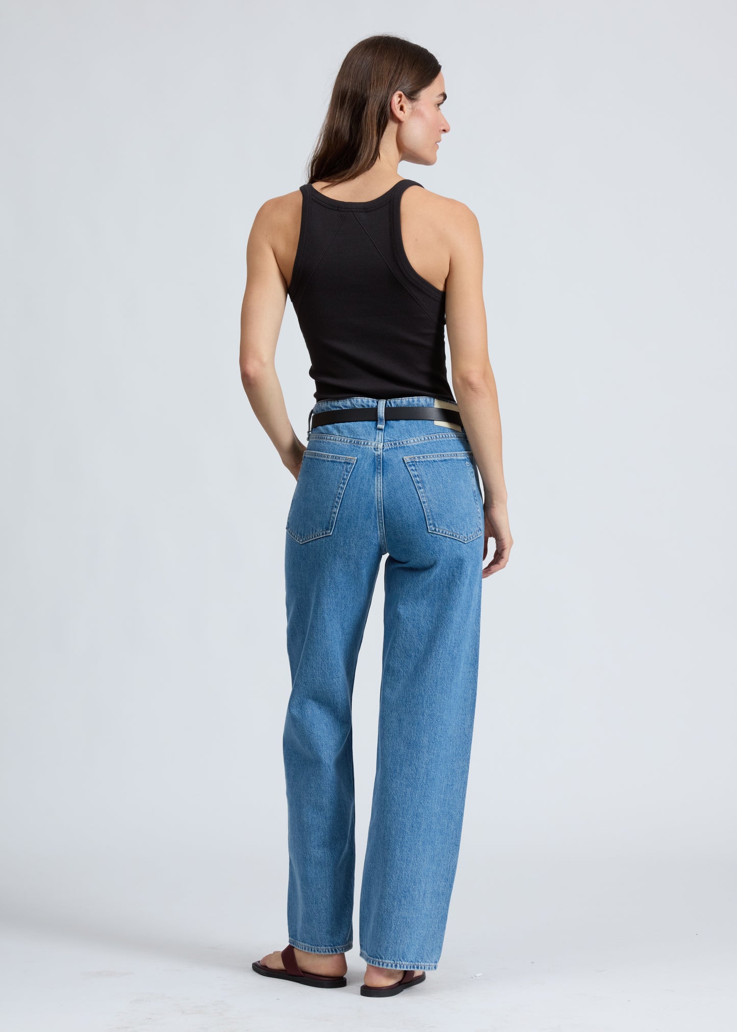 ザ　エッセンシャル　リブ　ワイド　ストリング　タンク